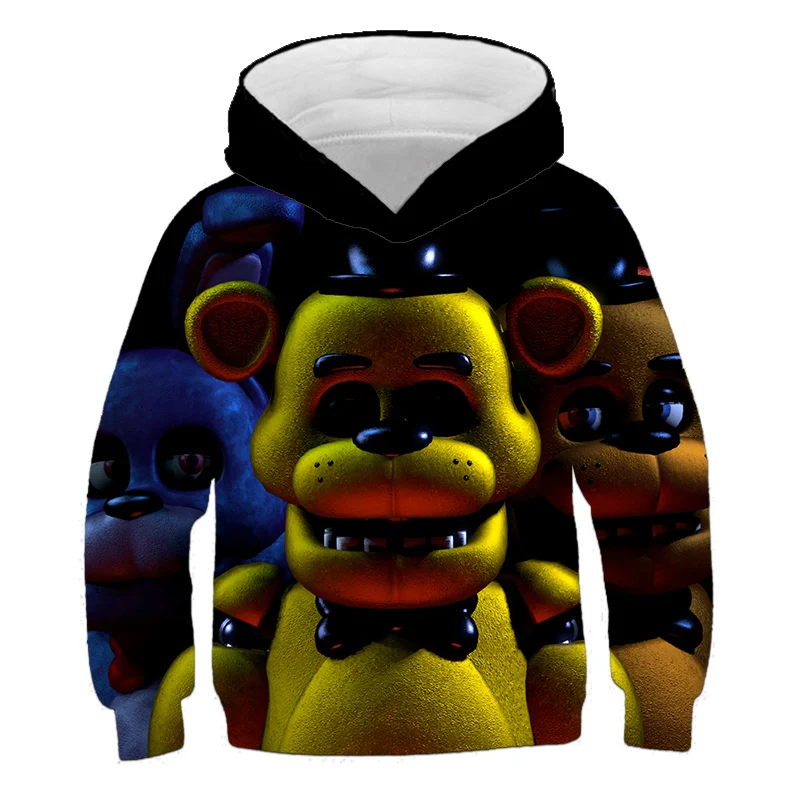 Jauna Rudens 3D drukas Piecas Naktis Freddys sporta Krekls Zēniem Skolas Hoodies Zēniem FNAF Kostīmu, Lai Tīņi, Sporta Apģērbs