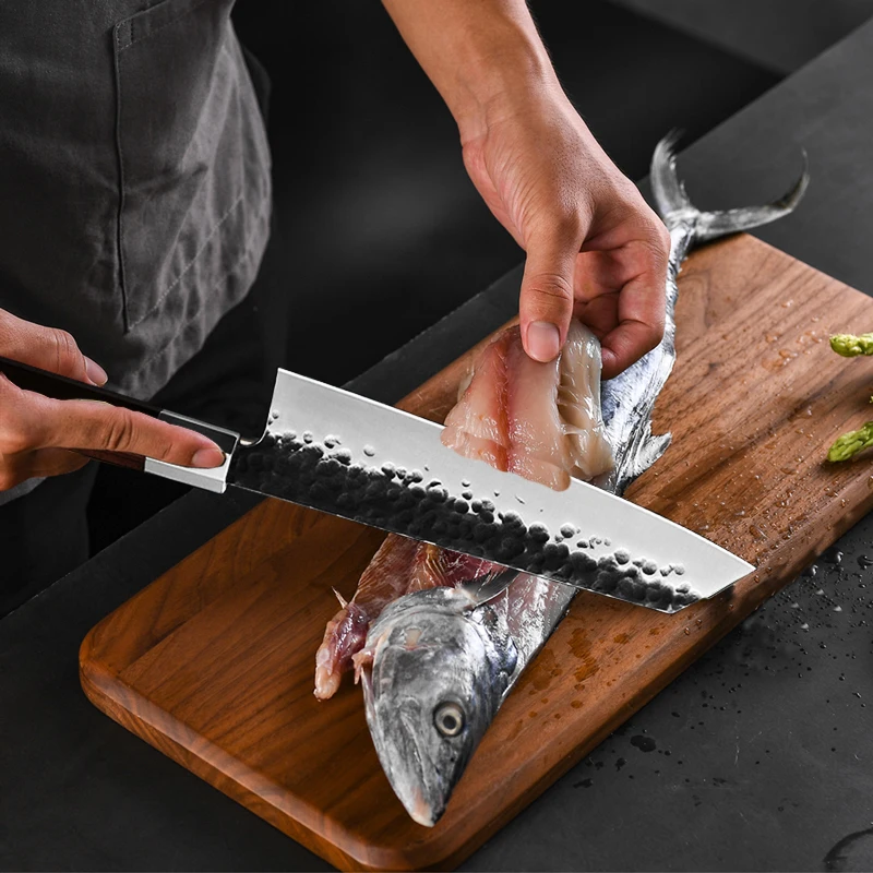 JAUNU 2020. gadam Japāņu Virtuves Naži Roku darbs Kiritsuke Nazis Pavāru ēdienu Gatavošanas Rīki Koka Rokturi Augstas Kvalitātes asu cirvis Produkti