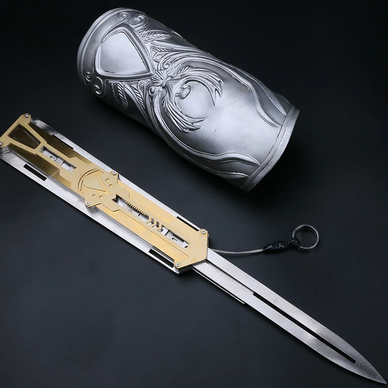 Jaunu Metāla Dažāda stila asmens Slēptais Asmens Piedurknēm zobenu Rīcības Attēls Slēptais Asmens Edvards Ieroču Piedurknēm zobenu var izmešana