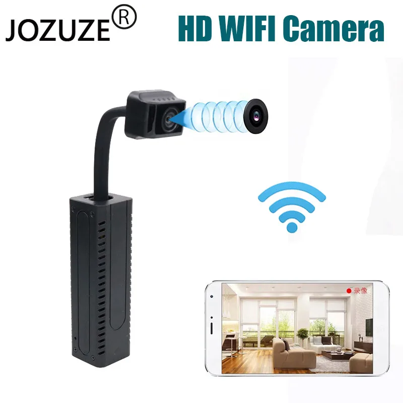 JOZUZE D20 DIY HD Smart Mini Kameras Wifi Reālā laika Novērošanas IP Kameras AI Cilvēka Atklāšanas Loop Ierakstīšanas Mini Videokamera 128G