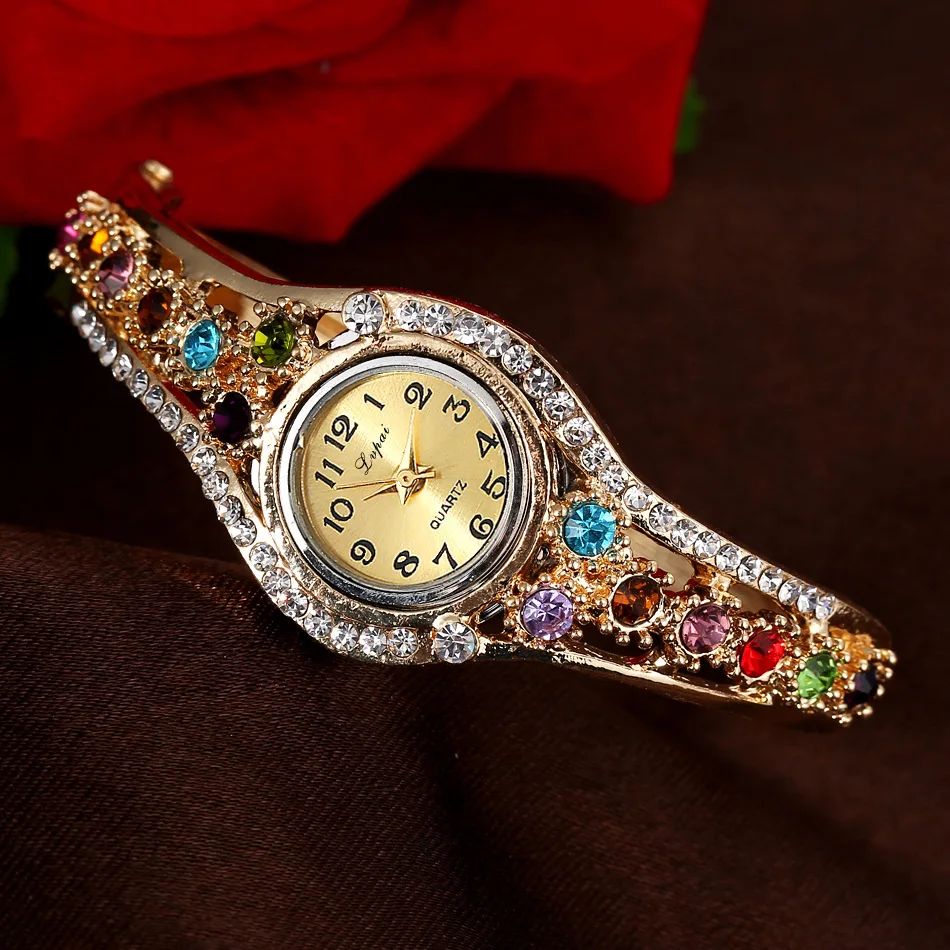 Karstā Pārdošanas Luksusa Modes Dāmas rokas Pulksteņi Sieviešu Aproce Skatīties Nerūsējošā Tērauda Rhinestone Rokas pulksteni Relogio Feminino Женские