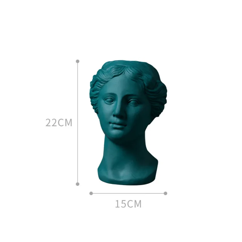 Keramikas Puķu Pods Vāze Venus Grieķu Dieviete Darbvirsmas Apdare Vāze, Ziedu Kompozīcijas, Artefakts Vintage Apdare Statuja