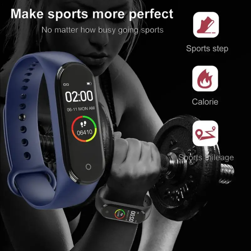 M4 Smart Bluetooth Aproce Zvanu Informāciju, Sirdsdarbības Sporta Smart Skatīties 3,7 V 90mAh Sporta Fitnesa Aktivitātes Skatīties Aproce