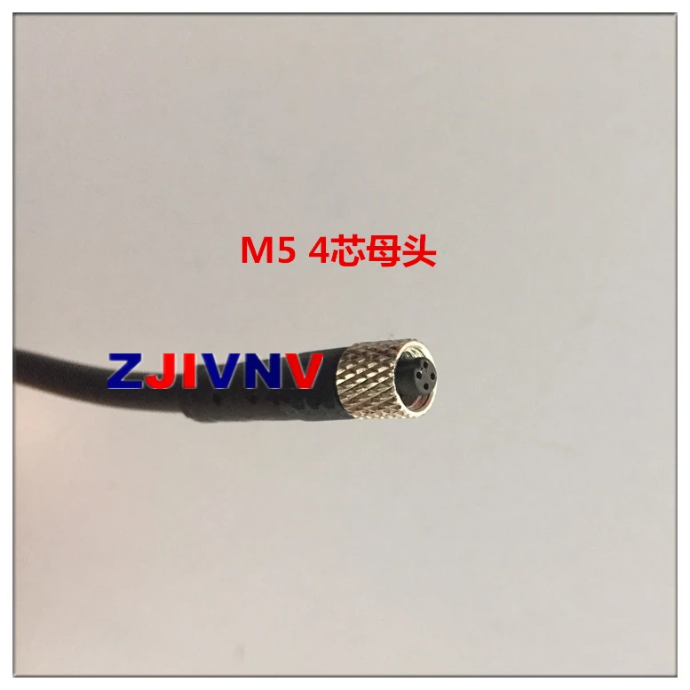 M5 Sensors Savienotājs Kabeļu Ūdensizturīgs plug Vīriešu&Sieviešu 3P 4 pins +2m PVC līnijas leņķis & taisni