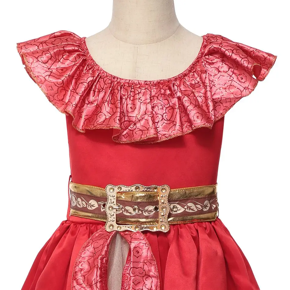 Meitene Ziemassvētku Kleita Princese Bērniem Elena Saģērbt Cosplay Kostīmu Meitene Classic Princese Kleita Elena Party Fantasy Girl Dress