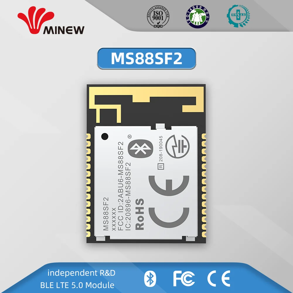 MS88SF2 Un Ļoti Elastīgas, Ultra-Low Power Bezvadu BLE 5.0 Modulis, Pamatojoties Uz 2.4 ghz nRF52840 SoCs Atbalsta USB NFC režģtīkla