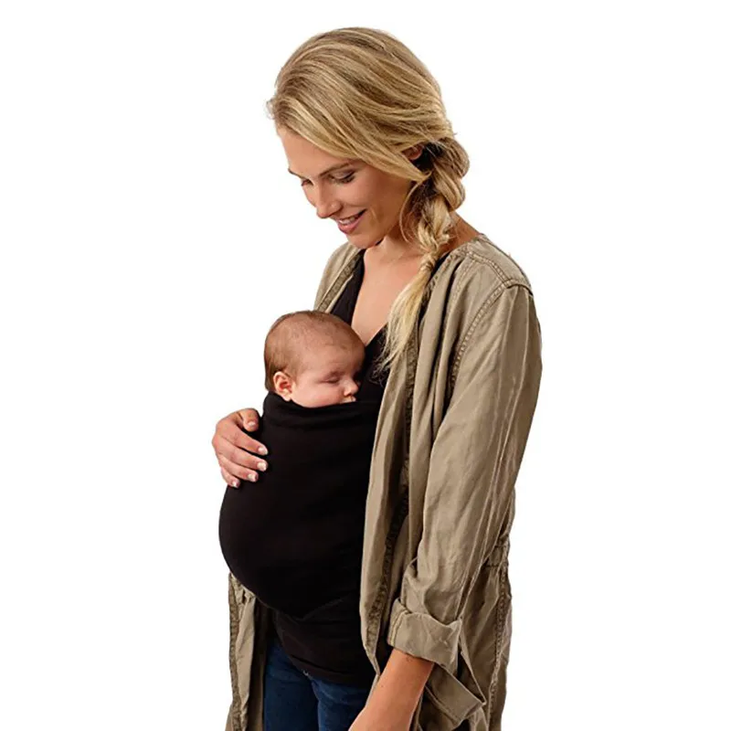 Māmiņa Bērnu Pieskatīšana Plus Lieluma Baby Carrier Tees Ķenguru Bez Piedurknēm T-Krekls Tēvs, Māte Lielas Kabatas Daudzfunkciju Topi Apģērbi