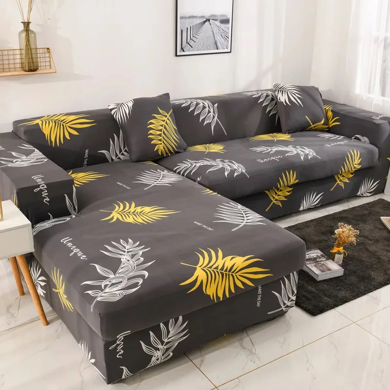 Mūsdienu L Formas Dīvānu Pārvalki Dzīvojamā Istaba Frekvencēs Universālā Sofa Cover Elastīga Regulēšana Segums Stūra Dīvāns
