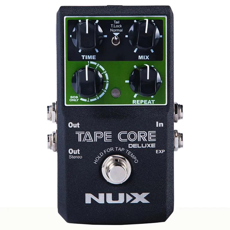 NUX Lentes Core Deluxe Classic Lentes Atbalss Signālu Kavēšanās Sekas, Ģitāra, Pedālis 7 Režīmiem, lai Ģitāru Pedāļi Dabas Skaņas Samazinājuma Modulācija