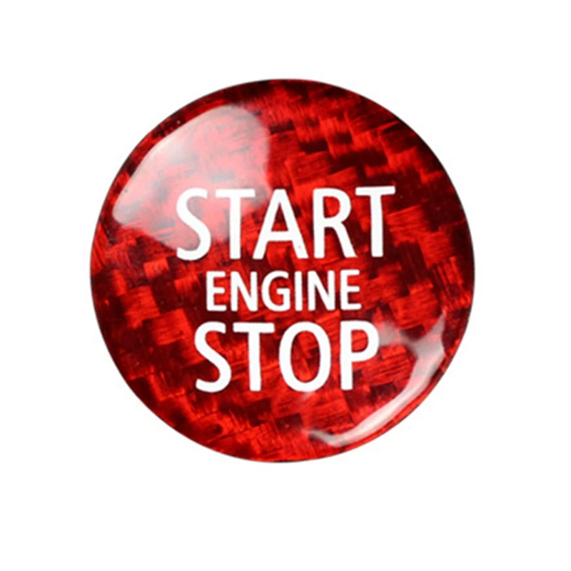Oglekļa Šķiedras Dzinēja Start Stop Pogu, Melns Vāka Uzlīme Mini Cooper R55 R56 R57 R58 R59 R60, R61