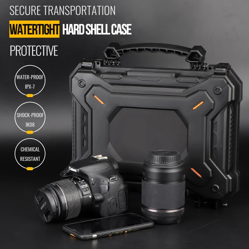 OneTigris Ieroci Pistole Kamera Aizsardzības Gadījumā + Pielāgojama Putu Ūdensnecaurlaidīgas Cietais Apvalks Gadījumā