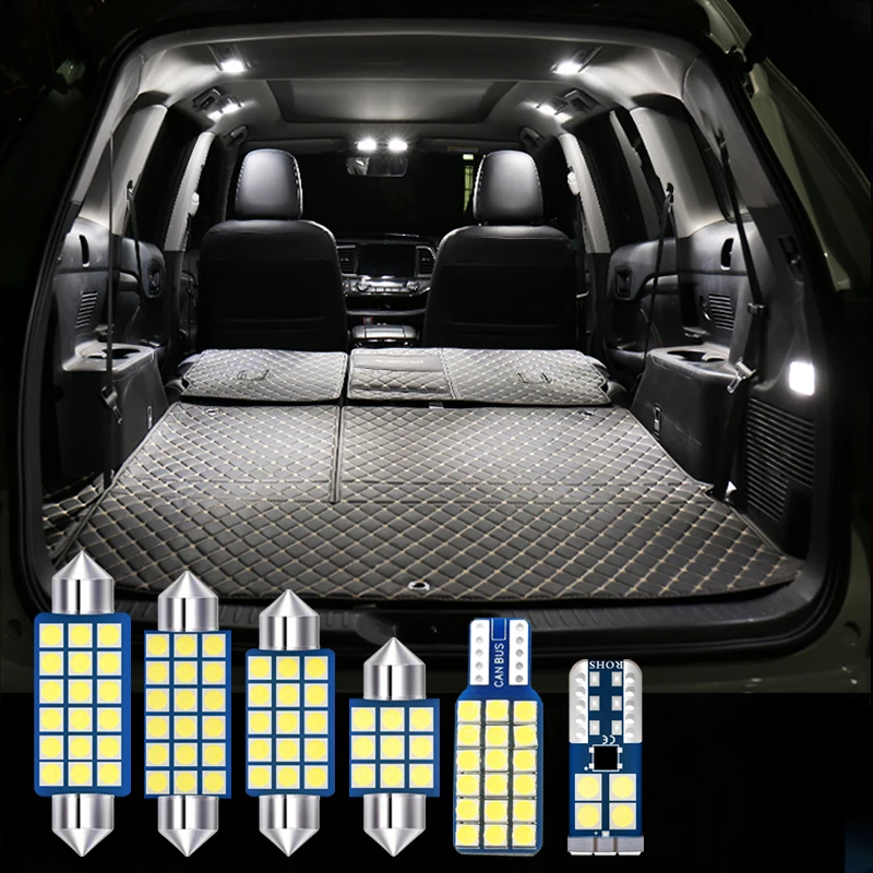 Par Saab 9-3 93 2003-2012 2013 13pcs Auto LED Spuldzes Interjera Dome galda Lampas Bagāžnieka Gaismas numura zīmju Apgaismojuma Piederumi