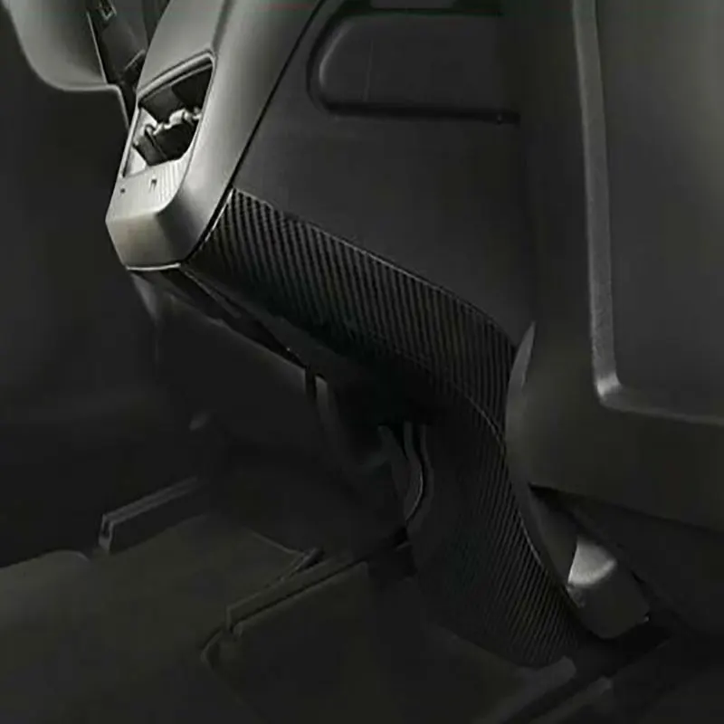 Par Tesla Model 3 ABS Aizmugurējā Centra Konsole, Gaisa Ventilācijas Izvads Vāciņš Melns Anti-Dirty AC Gaisa Izvads Apdares Modelis 3 2018 2019 2020