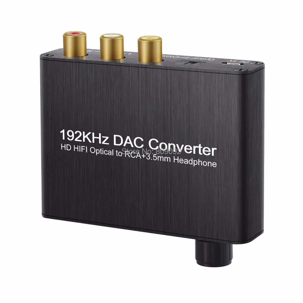 Portatīvo 192KHz 5.1 CH Audio Dekoderi Digitālā Optiskā Koaksiālie Toslink, lai Analog HIFI APK RAC 3.5 mm Jack Audio Converter Adapteri