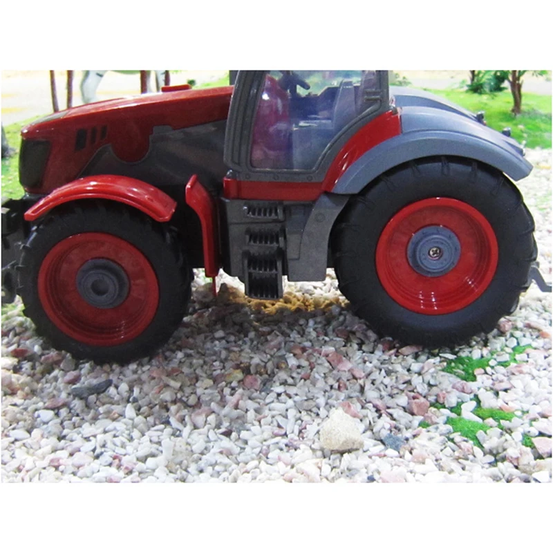 RC Kravas Pavisam Jaunu Lauksaimniecības Traktoru 2.4 G Multi-Function 4 Riteņu Traktoru Inženieris Transportlīdzekļa Traktora Modelis Bērniem Hobijs Rotaļlietas un Dāvanas