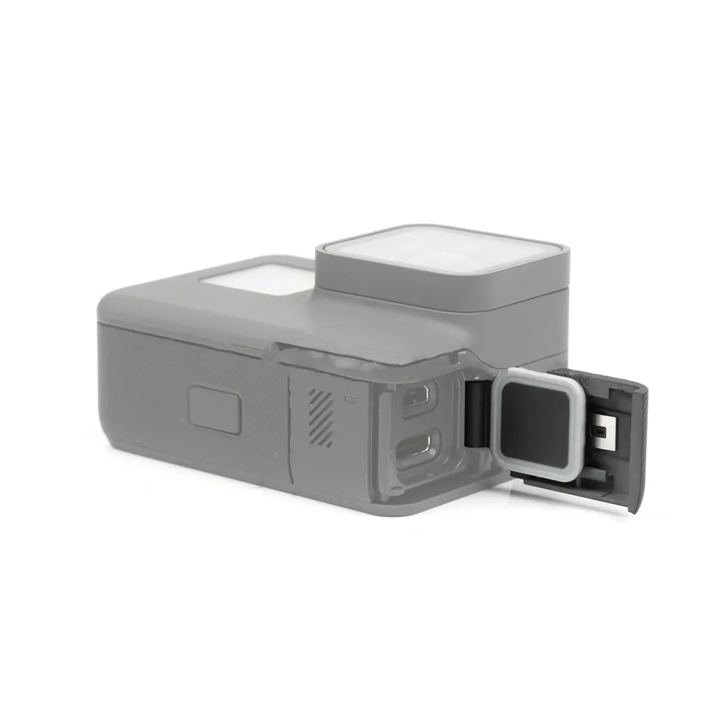 Rezerves Ūdensizturīgs Sānu Durvis Vāciņš USB HDMI Ports Uzlādes Pieslēgvietas Vāciņš Remonts Daļa, par GoPro HERO7/6/5 Melns Aksesuāri