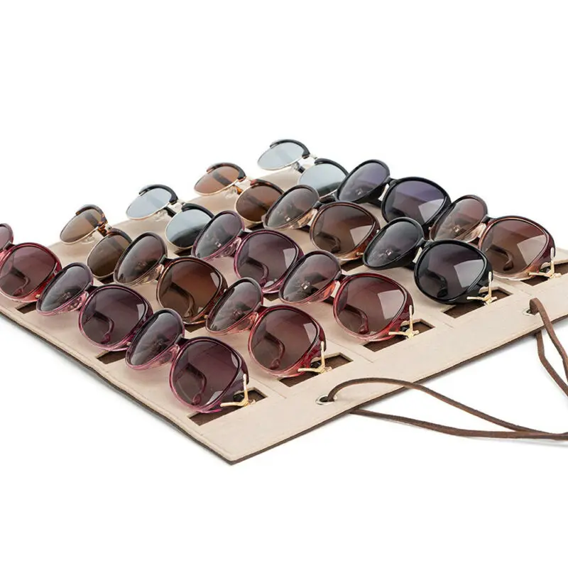 Saulesbrilles, briļļu Uzglabāšanai Displejs Mūris Stāv Organizators turētājs Brillēm