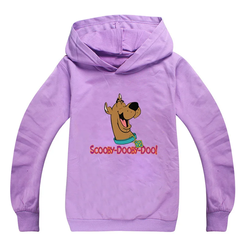 Scooby Doo, Karikatūra, Zēniem, Bērniem, Hoodies, lai Meitene Džemperis ar garām Piedurknēm Topi Toddler Zēns Rudens Apģērbs Bērniem, Apģērbs sporta Krekls