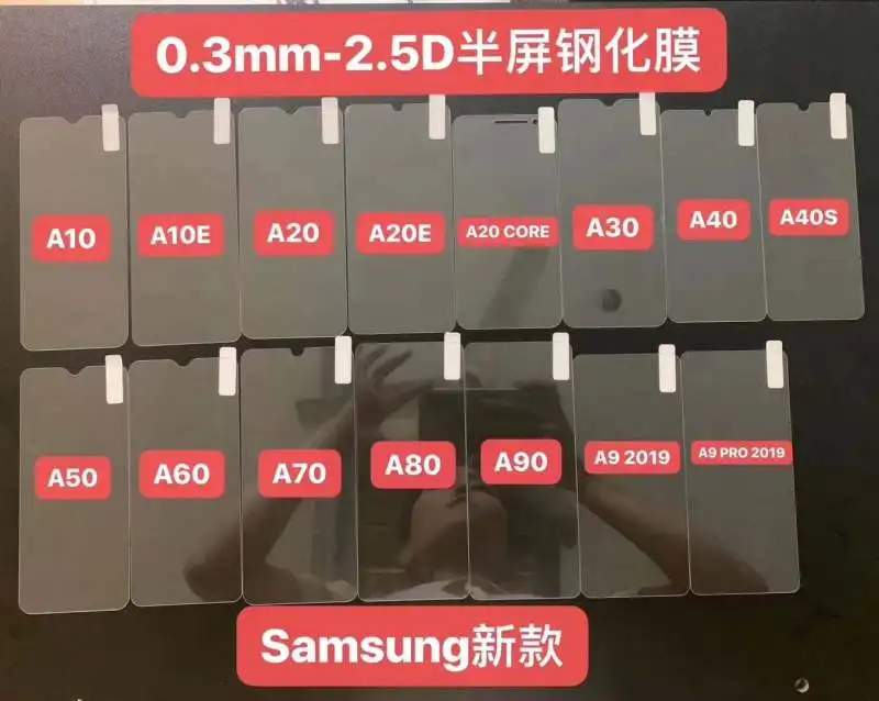 Sinzean 20pcs Par Xiaomi CC9E/Mix2S/Mix3 5G/Redmi Y3/Redmi Y2/Redmi Y1 Lite 2.5 D Skaidrs, Rūdīts Stikls Ekrāna Aizsargs