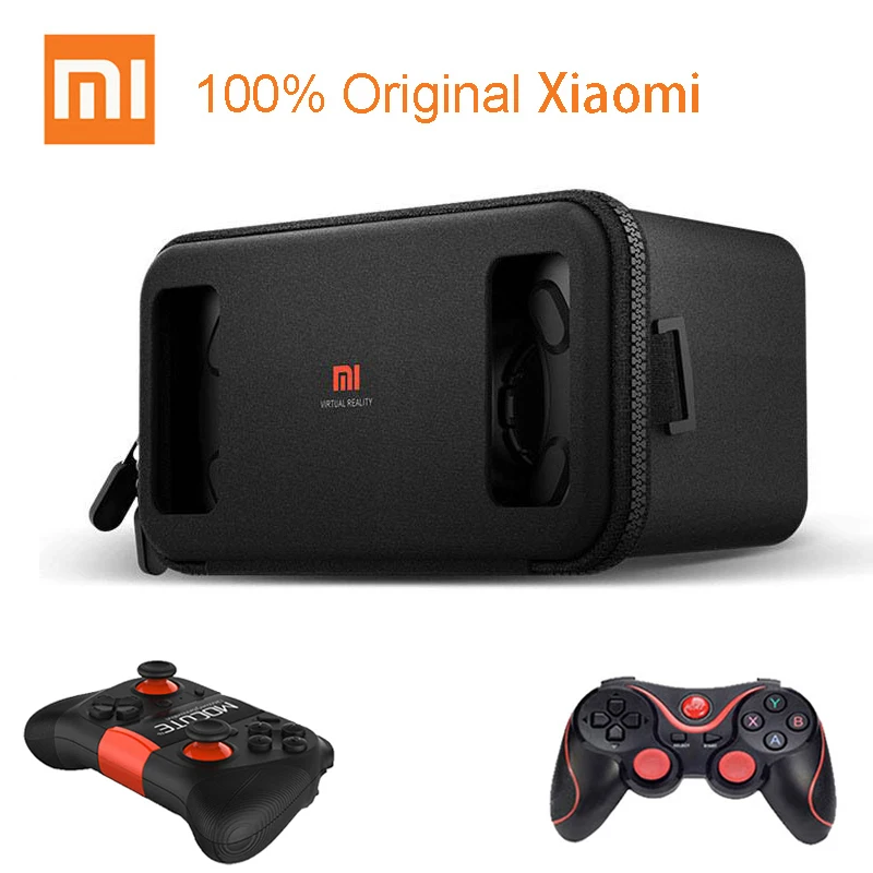 Sākotnējā Xiaomi VR Spēlēt Virtuālo Realitāti, 3D Brilles, lai 4.7 - 5.7 Tālruņa Austiņas Xiaomi Mi VR Play2 Ar Kino Spēle Kontrolieris