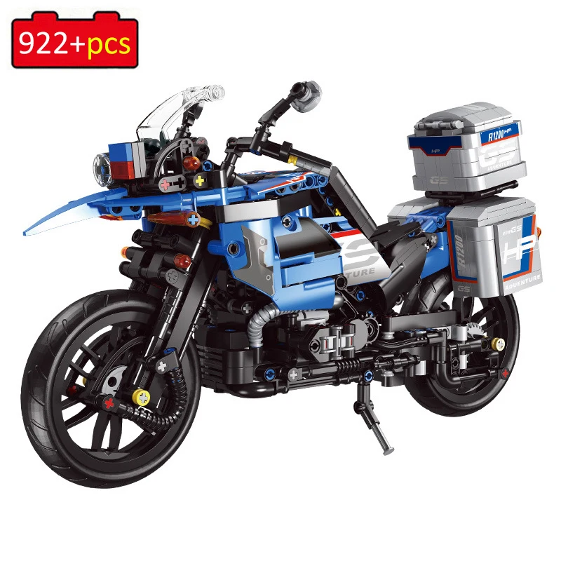 Tehnikas Sērija H2R R1200 Sacīkšu Motocikliem Modeli, Celtniecības Bloki 800+gab. Radītājs Ekspertu Pilsētas Motociklu Ķieģeļi, Rotaļlietas Bērniem, Dāvanu