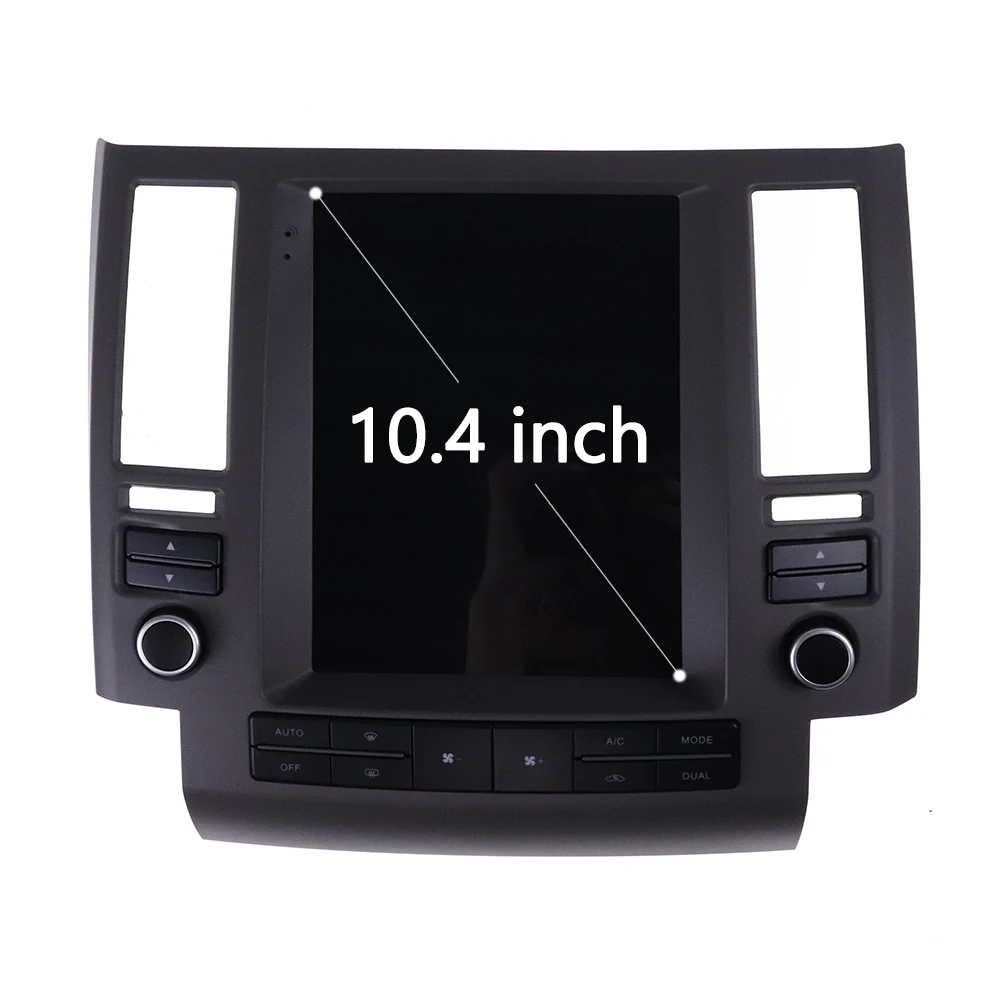 Tesla stilu Lielā Ekrāna Android 9 Auto Multimedia Player Infiniti FX FX35 FX45 2003. līdz 2009. Navi, WiFi, BT radio stereo galvas vienības