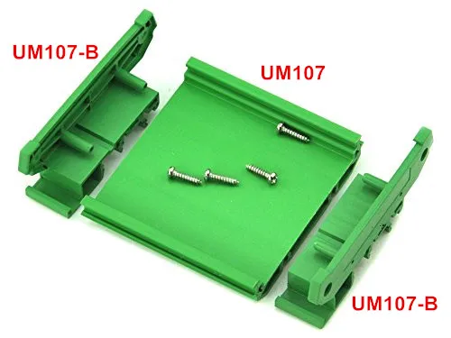 UM107 DIN sliedes adapteris DIN sliedes mājokļu panel mount PCB 35mm standartā DIN sliedes DIN Sliedes PCB Turētājs pcb kameras