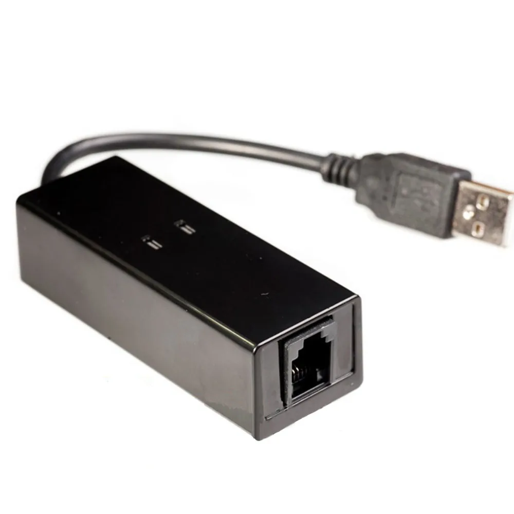 USB 2.0 uz RJ11 Ostas 56Kbps Ārēju Faksa Modemu Powered by USB ar datoru, digitālu fakss dial-up Interneta piekļuve