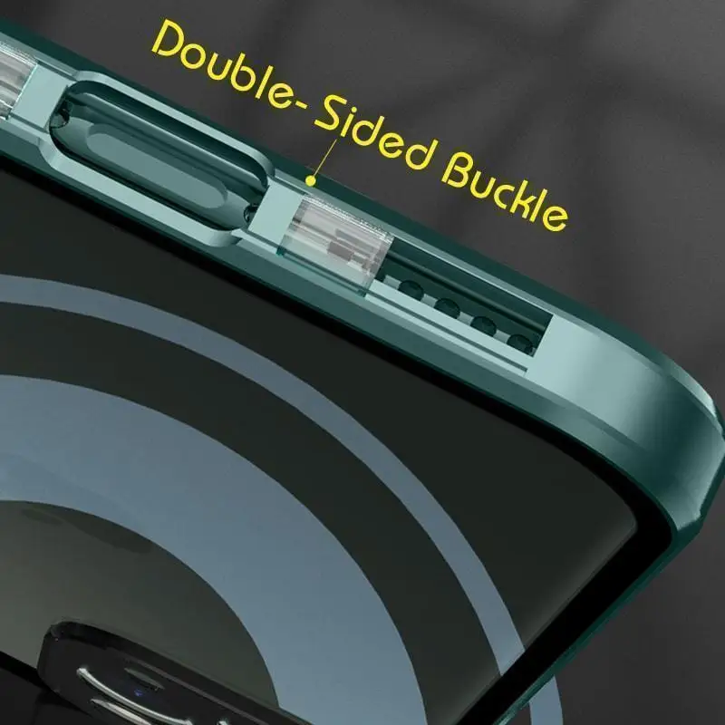 VIP Double-Sided Sprādzes iPhone Gadījumā 360 Magnētisko Adsorbcijas Metāla Gadījumā, iPhone 11 12 Pro XS Max XR Magnēts Vāciņu