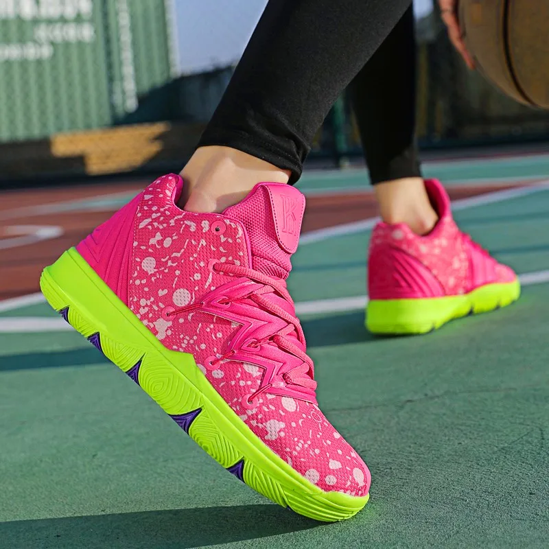 Vīriešiem un sievietēm streetball basketbola kurpes elpojošs neslīdoša vulkanizētas kurpes PU fitnesa āra apavi Zapatos Hombre