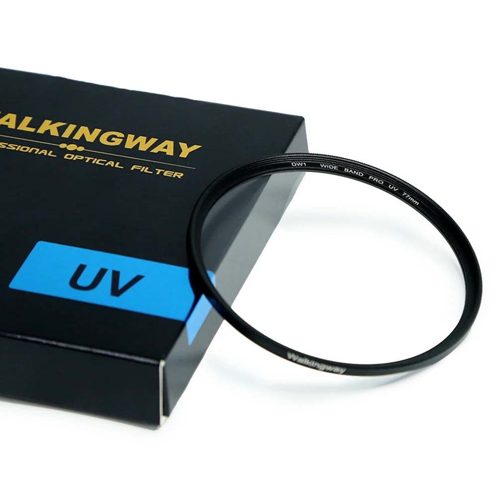 Walkingway UV Filtru Kameras Filtru, Ultra-Violet Aizsargs Objektīva Filtra 49/52/55/58/62/67/72/77/82 mm Filtra Canon Sony Nikon