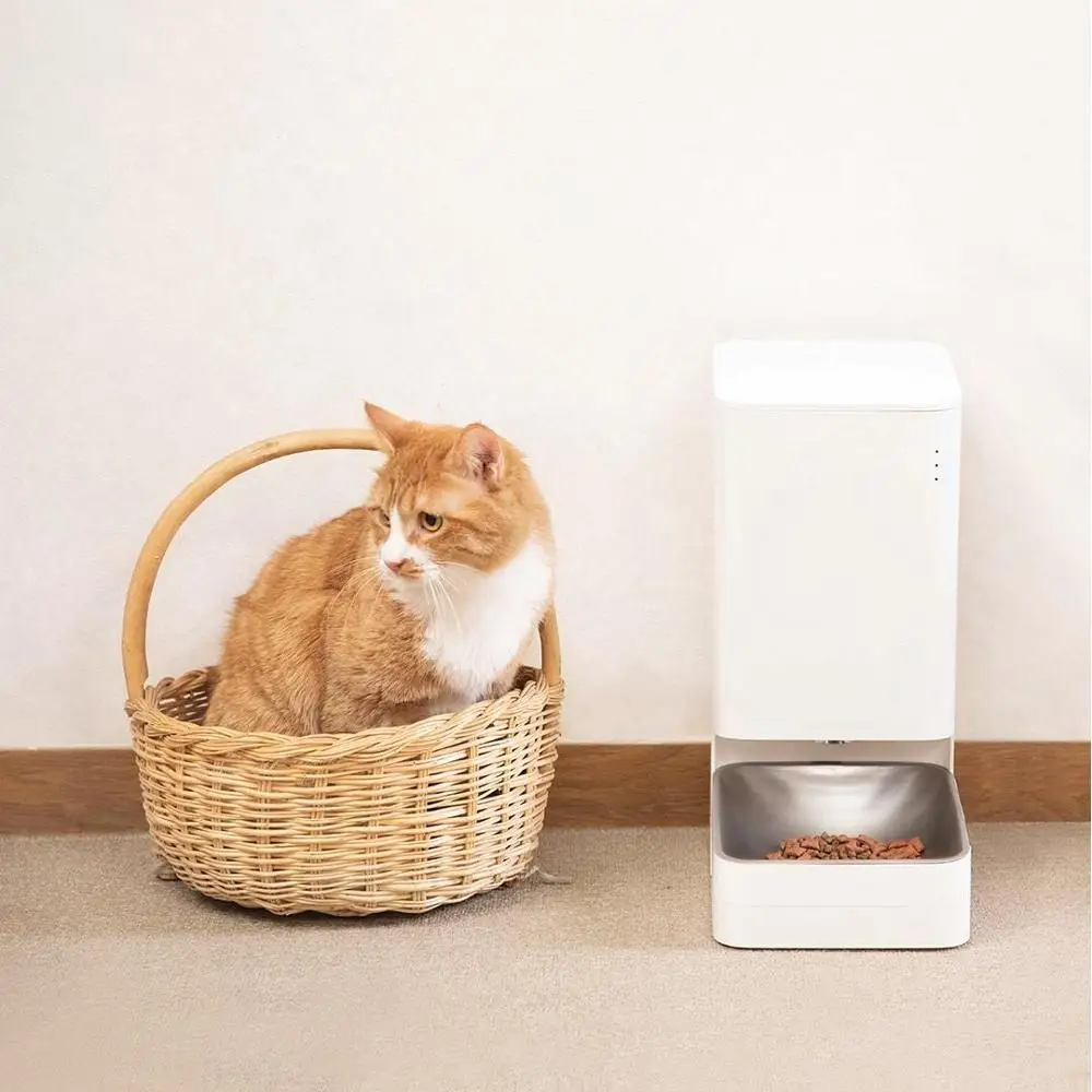 Xiaomi Xiaowan Smart Pet Pakārtotā Kaķis, Suns Remote Balss Kontroles Automātiskās Barošanas Regulāri Kvantitatīvi Ar Mijia App