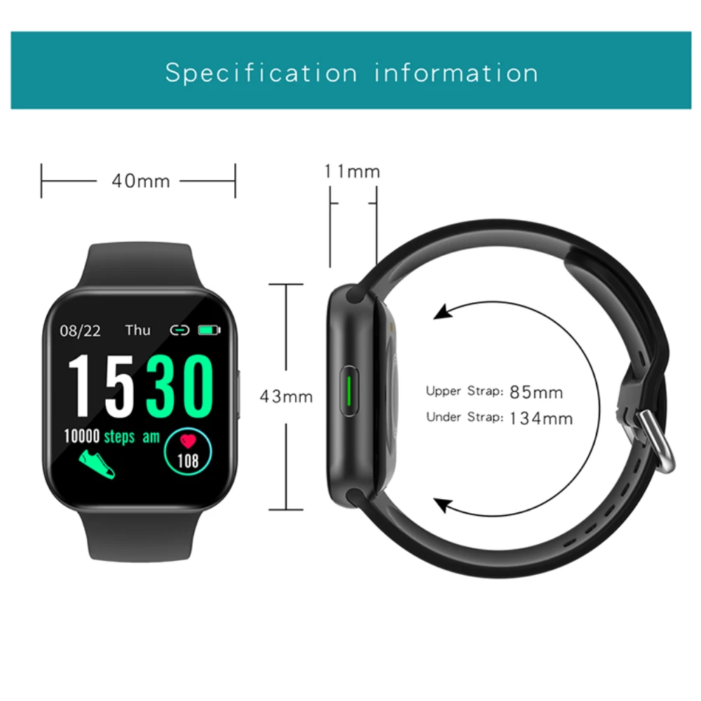 Z2 Smart Skatīties Vīriešiem, Sievietēm, Sporta Smartwatch 1.54 collu Ekrāns Sirds ritma Monitors Smart Aproces Priekš iPhone, Android Pk svb Series6