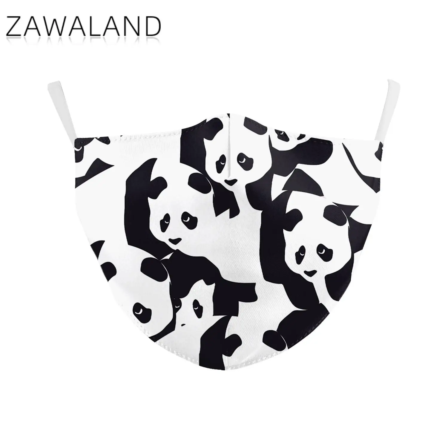 Zawaland Smieklīgi Maskas Multfilmu Bišu Panda Mutes Masku Atkārtoti Aizsardzības PM2.5 Filtru Sejas Maska 3D Iespiesti Maskas Unisex