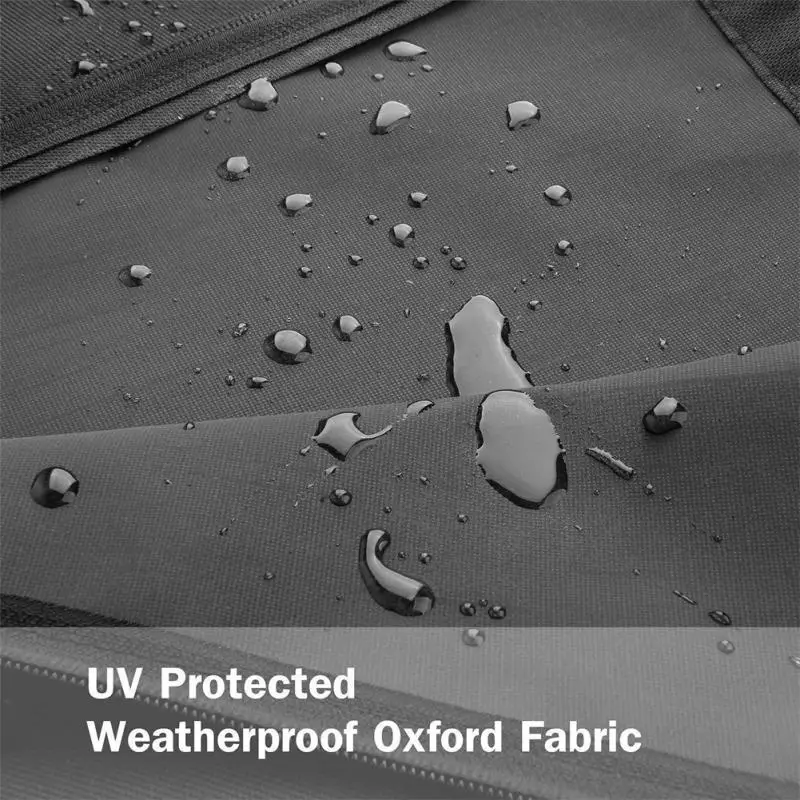 Ūdensizturīgs L Formas Segtu Terasi Pagalmā Stūra Dīvāns Oxford Audums UV Aizsardzību, Pretvēja Izturīgs Dīvāns Mēbeles Āra Dārza